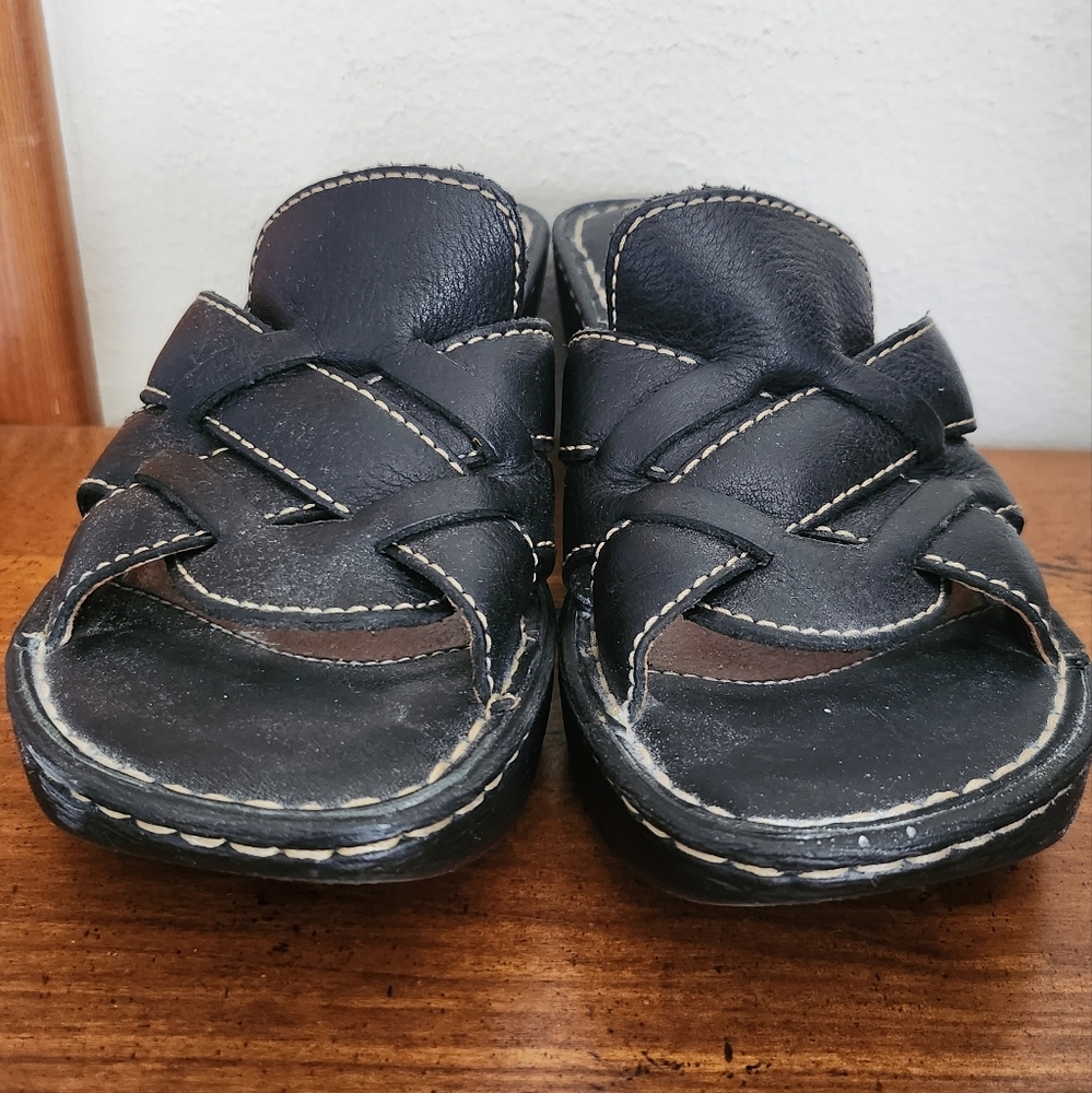 Born Comfortable Black Wedge Size 6 (36.5) - Picture 4 of 10
